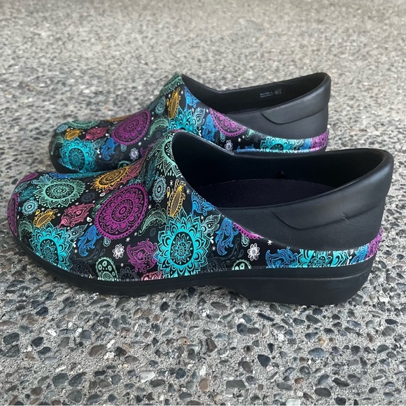 Crocs Clogs Dual Comfort Neria Pro II Women 11 Slip On Paisley Sunburst NWOT - Picture 4 of 10